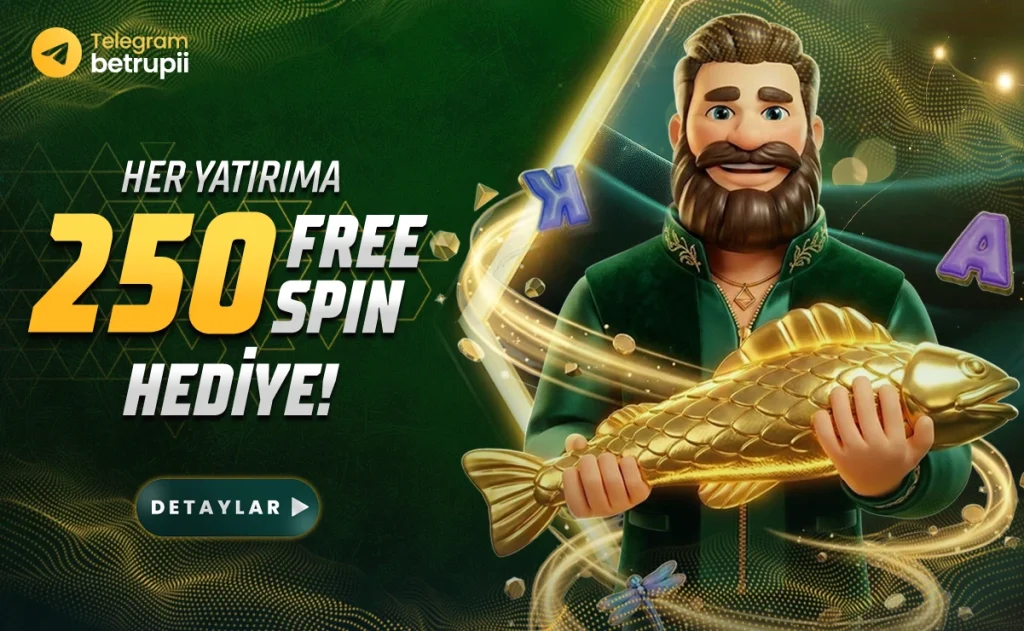 Betrupi her yatırıma 250 free spin kampanyası